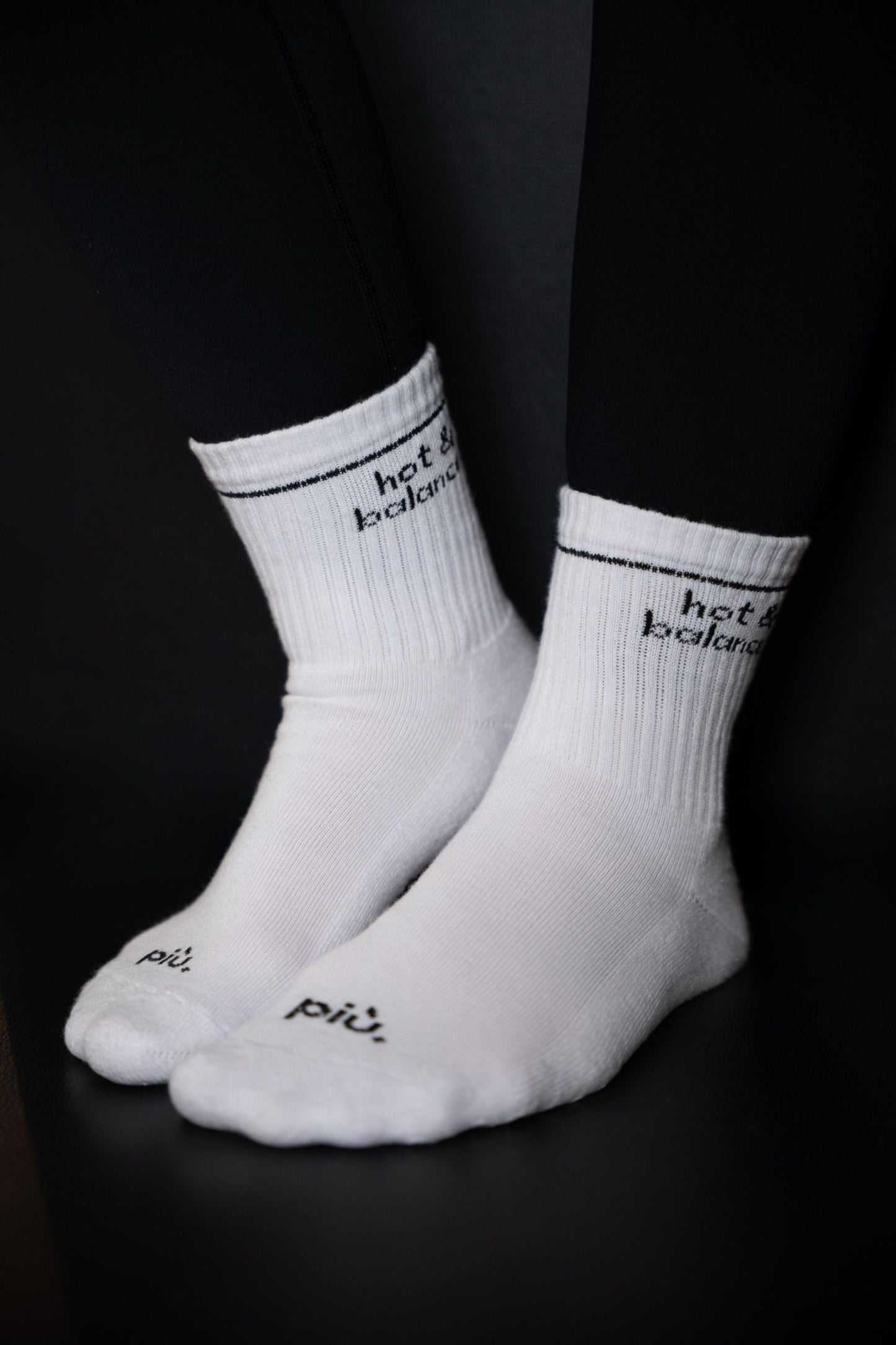 Quarter Pilates Socks Quote